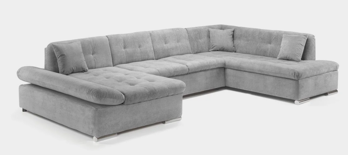 Bergen Sofabed Grey Right Hand Facing Corner
