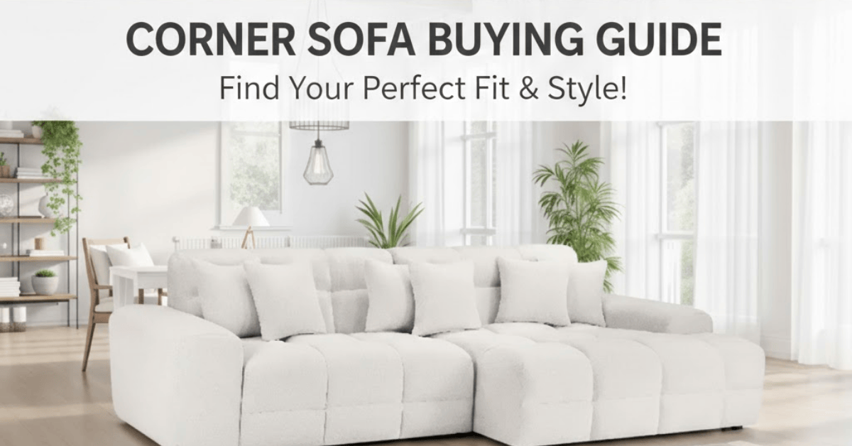 Corner Sofa Buying Guide: Styles & Tips for UK Homes – Budget Bargainz
