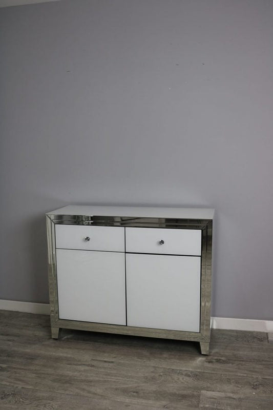 Bianco 2 Drawer & Cupboard