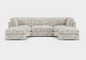 Bishop Fullback Sofa Truffle U Shape Corner