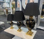BLACK & GOLD Marble Lamp