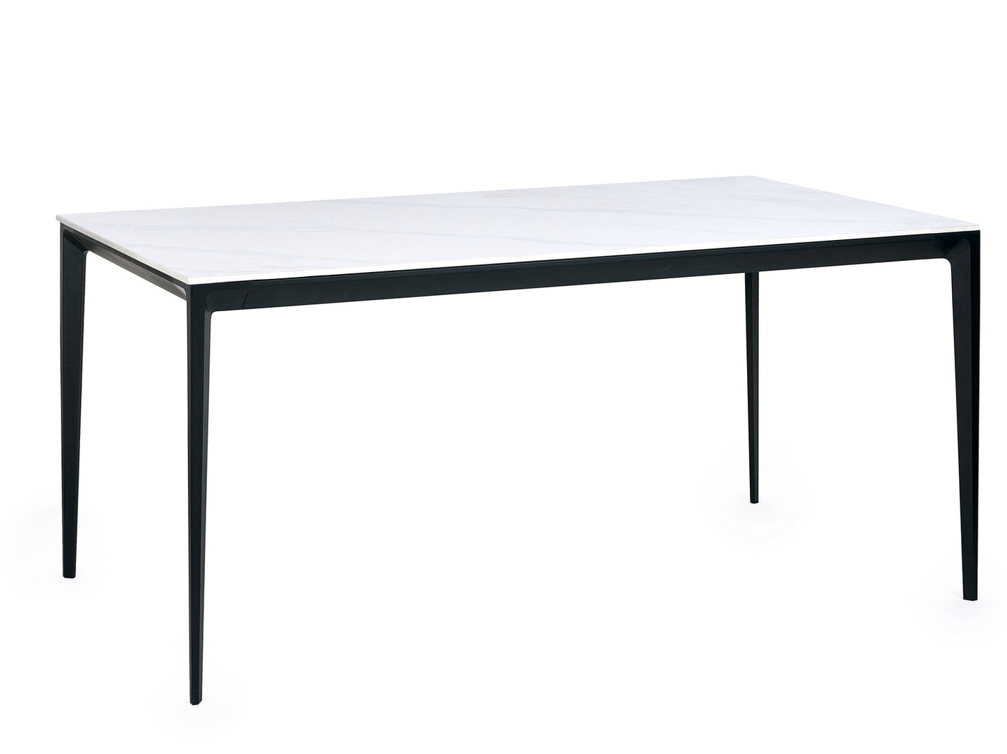 Mesa Rectangular Dining Table White Marble