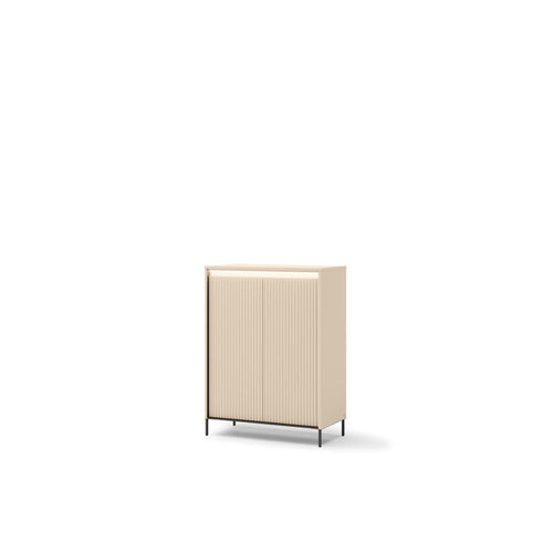 Beige cabinet on a white background