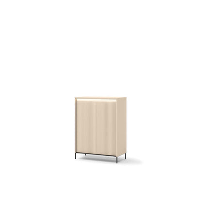 Beige cabinet on a white background