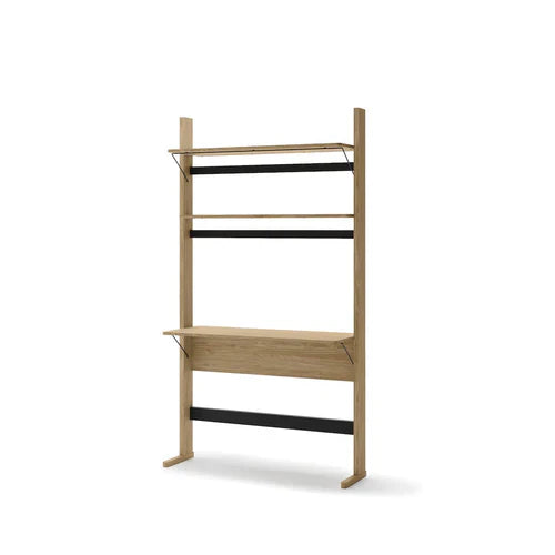 Desk With Bookcase 108cm