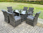Rattan 6 Chair Dining Set
